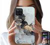 Etui Do Samsung A12 / M12 - Elegancki Marmurek Modne Kobiece Wzory