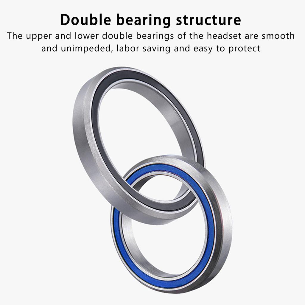 Bearing Headset Aluminum Alloy Mountain Bike Headset for Cone Straight Tube Fork