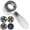 Handheld 30x Magnification Tool 4 Color Adjustable LED Light Rechargeable Battery Ergonomic Design For Detailed Item Authentication