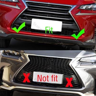 2 шт. для Lexus NX200 NX200t NX300h 2014 2015 2016 2017 передний бампер нижняя решетка фаркопа крышка крышка прицепа буксирный проушина