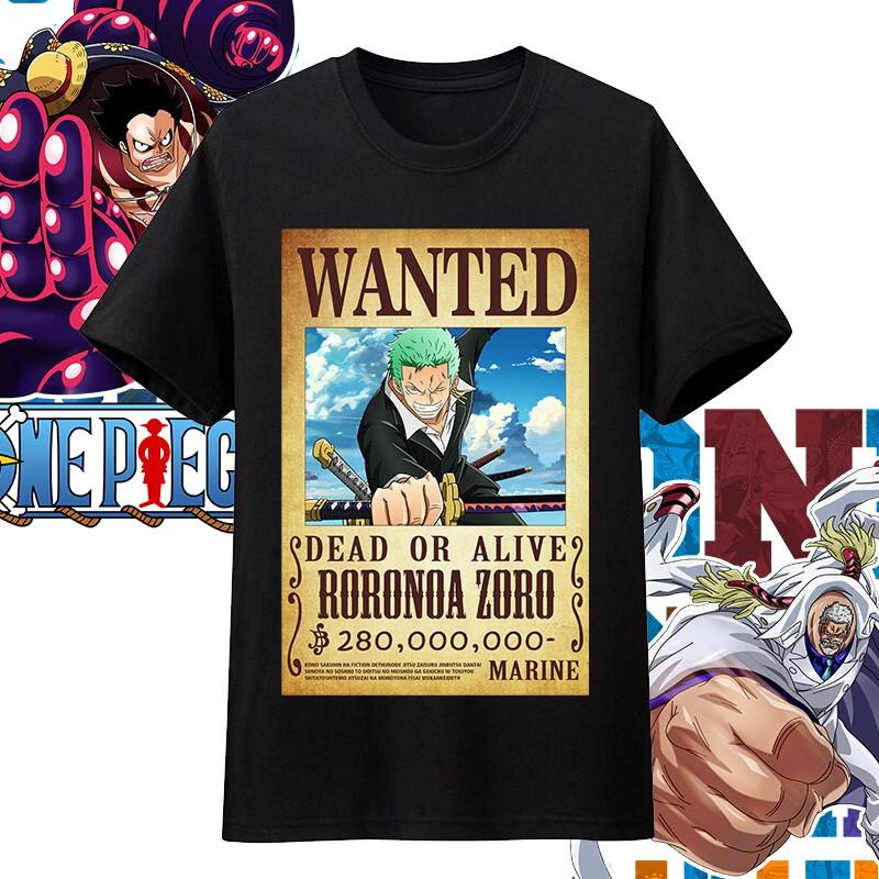 Хлопковая футболка оверсайз с принтом персонажей аниме One Piece для мужчин и женщин, удобная, в стиле Y2K, детская одежда, летний тренд, футболки