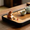 Боковая мини-фигурка из смолы, мультяшный кот-рыбак, котенок, подвесная, креативная, забавная, микро-ландшафт, офисные украшения, украшение для аквариума