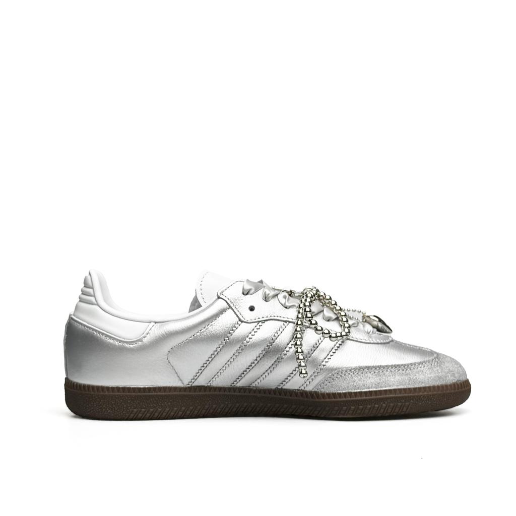 adidas Оригинальные Кроссовки для скейтборда SAMBA OG Низкие Унисекс Серебристые B75806(Team920-SBOX)