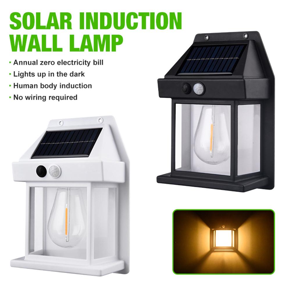 600LM Solar Charging Induction LED Night Light Living Waterproof Super Bright Auto On/OFF No Electricity Required Solar Wall Lamp
