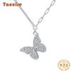 Tancise S925 Sterling Silver Pendant Necklace Women's Fashion Versatile Necklace Fashion Gift