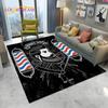 Вывеска для парикмахерской, 3D череп, винтажный HD ковер, ковер для дома, гостиной, спальни, дивана, коврик для двери, декор, детский коврик, нескользящий напольный коврик