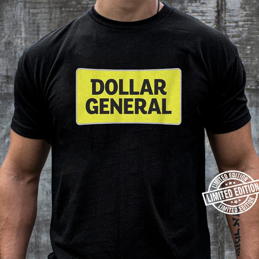 Rare Dollar General Black Unisex Cotton T-Shirt S-5XL