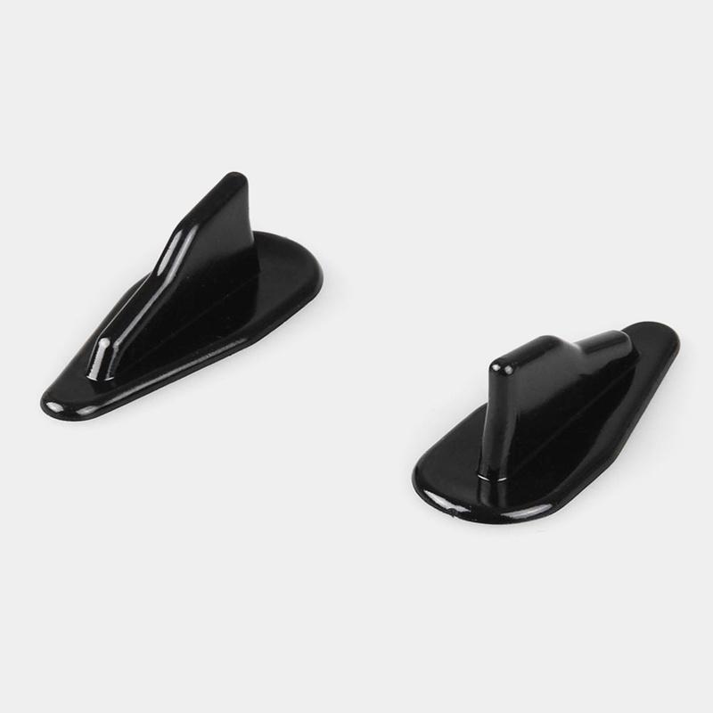 10pc Universal EVO-Style ABS Roof Shark Fins Spoiler Wing Kit Vortex Generator Cars