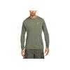 Dri-FIT ACG Goat Rocks с вышитым логотипом, свободная футболка с круглым вырезом и длинными рукавами, мужские топы, оливково-зеленый DO9269-325