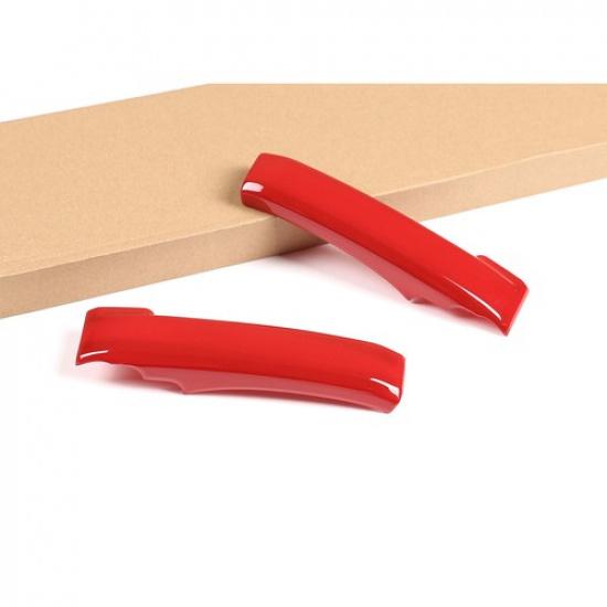2PCS Red Inner Door Handle Open Cover Trim For Toyota FJ Cruiser 07-21