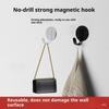 Magnetic Wall Hooks With No Drill Strong Grip And Scratch Free Design Perfect For Home Kitchen Hanging Towels Bags