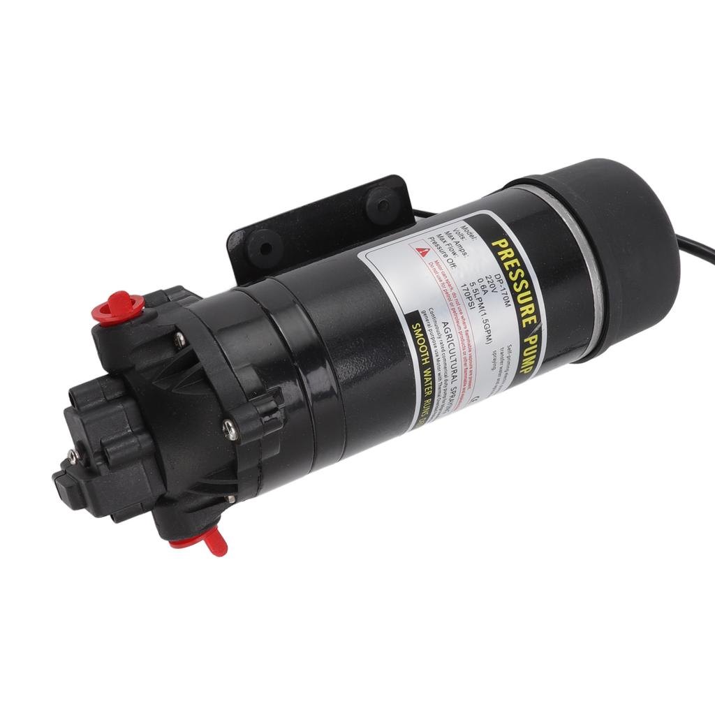 Diaphragm Pump Plastic G3/8 Internal Thread Pressure Water Pump for Agricultural Irrigation EU Plug