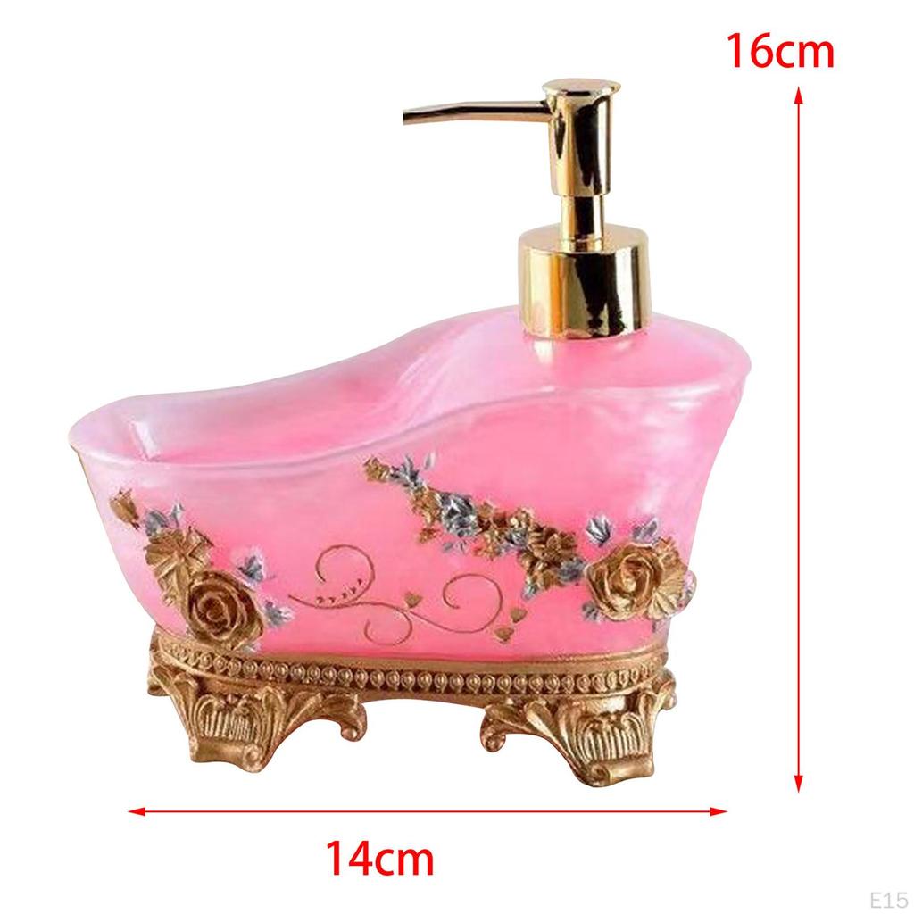 Дозатор для жидкого мыла, контейнер для мытья рук, смола, 1 шт., лосьон с помпой, шампунь