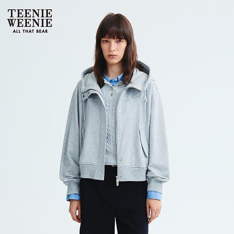 Женская толстовка с капюшоном на молнии Teenie Weenie Solona Bear