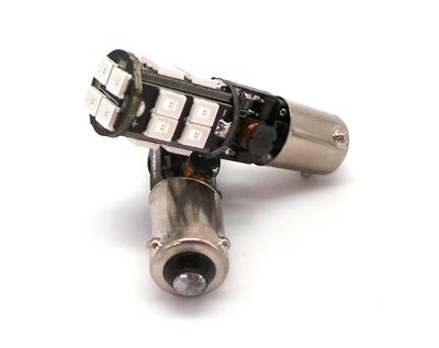 2 шт. лампочка H21W красная LED BAY9S 12-18V CANBUS 650 лм мощная Off-Road