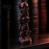 Creative Resin Crafts 3D Printed Triple Skull Statue, Halloween Horror Hear No Evil See Skeleton Figurines Speak Figurine, Desk Decor for Home Office