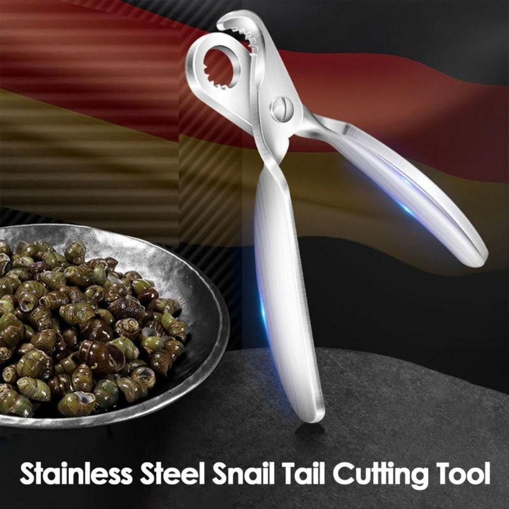 Stainless Steel Small Pliers Tool Professional Snail Sheller Escargot Cutting Tool Household