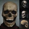 Full-length Skull Mask / Helmet with Movable Jaw for Halloween Cosplay and Themed Photos