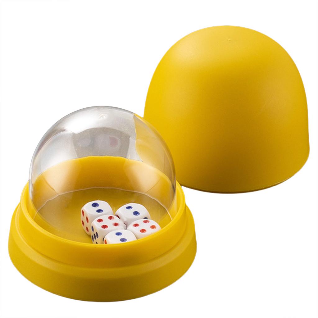 Dice Cup Prevention Cheat Secure Play Dice Shaker Set PP Crafted Perfect for Family Game Night Group Activities