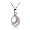 LSOOYH Pearl Jewelry Natural Freshwater Pearl Necklace For Women Choker Necklace Classic Pendant