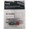 Musiclily Pro 42mm R2 Steel Guitar Locking Nut for Floyd Rose Tremolo Bridges, Black