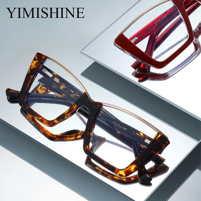 Модные очки для зрения с защитой от синего излучения -6.00 Очки для женщин с близорукостью