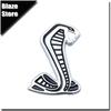 Cobra 3D Styling Metal Sticker Front Grille Badge Body Fender Car Rear Decal Decor Accessories For  SVT GT350 R GT500 Shelby