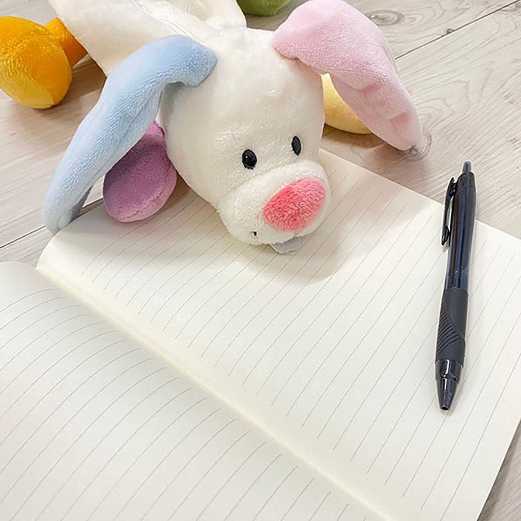 NICI Rainbow Rabbit Figure Pouch Pencil Case