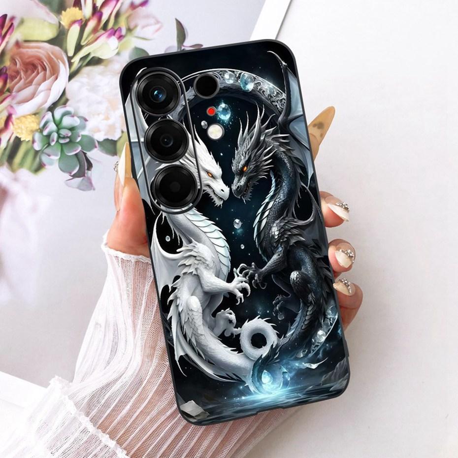 Модный крутой чехол для Tecno Camon 50 4G, мягкая черная силиконовая TPU задняя крышка для Tecno Camon50 4G CN5, чехлы для телефона