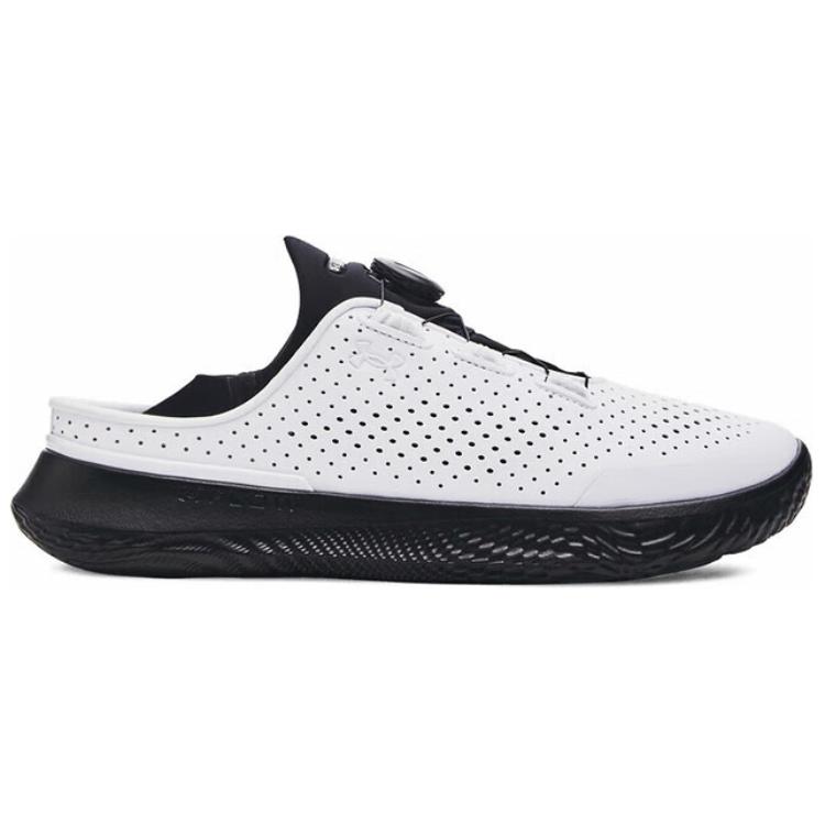 Under Armour Ua Flow Slipspeed Износостойкие Низкие Беговые Кроссовки Унисекс Белый Черный 3027049-122