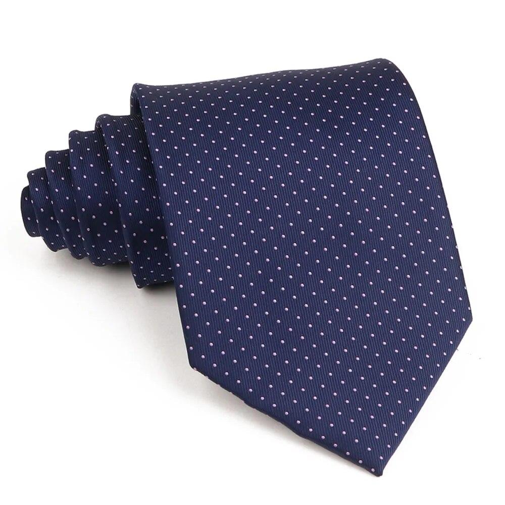 Роскошный мужской галстук шириной 9 см в полоску в горошек, повседневная одежда, свадебная офисная вечеринка