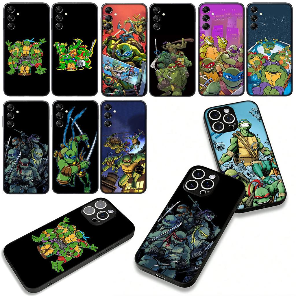 Чехол N-Ninjas Аниме Черепашки-ниндзя для телефона Xiaomi Poco F6 F7 Ultra F5 F3 X7 X6 X5 X3 NFC M7 M6 Pro C75 C65 C71 C61 Coque