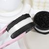 Super Soft Handmade Black Biscuit Decompression Taba Squishy Toys Stress Relieving Slow Rebound Fidget Toy For Adults Relaxation