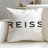 classic fashion brand Reiss Cushion Cover Soft  EasyWash Pillow Case  Versatile for Couch Bed Travel and Office