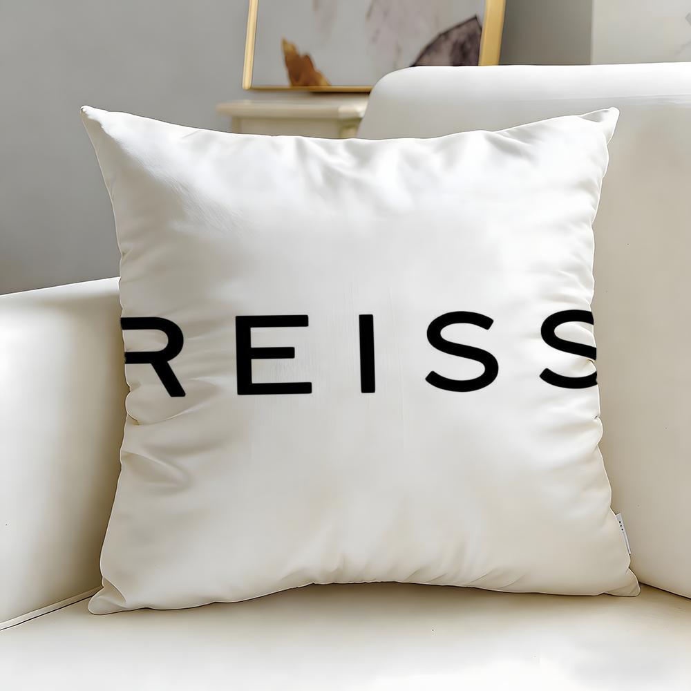 classic fashion brand Reiss Cushion Cover Soft EasyWash Pillow Case Versatile for Couch Bed Travel and Office
