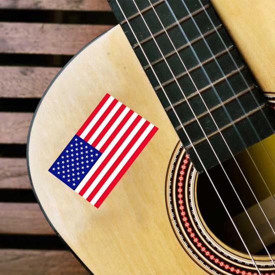 250 шт./рулон, наклейки с американским флагом, синие, красные, белые, полосатые, со звездами, флаг США, Sicker, устойчивые к атмосферным воздействиям, медные, самоклеящиеся, глянцевые наклейки, июль