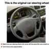 Hand Sewing Car Steering Wheel Cover For Kia Sportage 2 2005- 2008 2009 2010