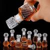 1Pcs Spirit Alcohol Liquor Wine Bottle Transparent Glass Bottle Mini Whiskey Decanter