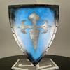 71.12 Cm Blue Templar Shield Medieval Knight Black Cross Templar Shield Crusader Shield Battle Knight Heater Shield Best Gift
