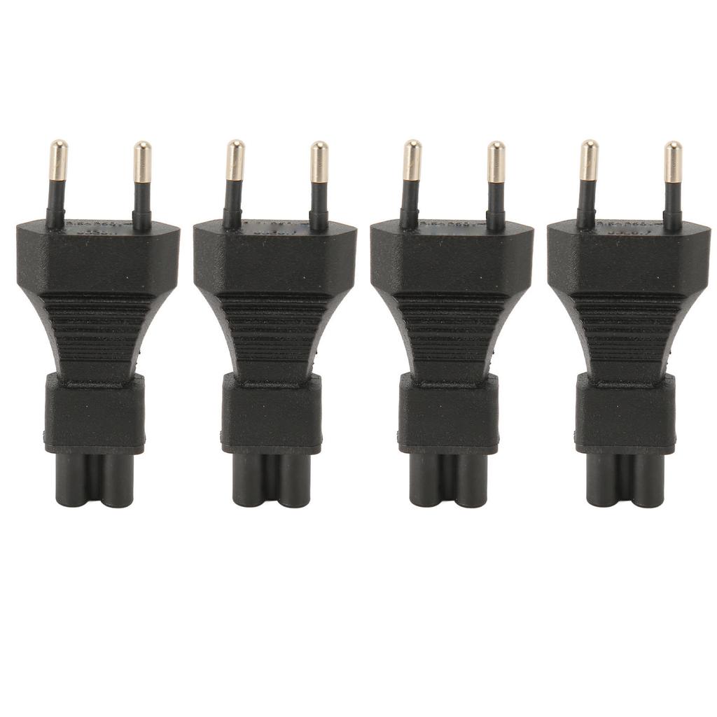 4PCS Male To IEC320 C5 Power Adapter 2.5A Plug and Play Power Socket Adapter