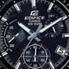Casio Edifice Хронограф Черный Ремешок из Натуральной Кожи Часы EFV-540L-1A