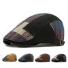Винтажная Кепка Мужская Британский Берет Кепка Стежки Передняя Кепка