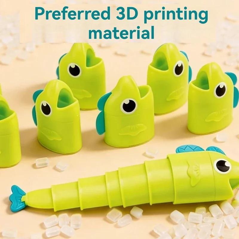 Мультяшный выдвижной набор для рыбалки с крючком, напечатанный на 3D-принтере, Набор рыболовных игрушек, Веселая интерактивная обучающая настольная игра для детей и родителей
