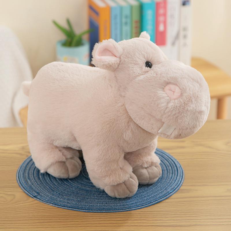 Hippo Toy Plush Stuffed Animal Dolls Sleeping Companion Kids Gifts Birthday