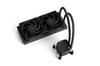 EKWB AIO CR240 Dark Simple Liquid CPU Cooler EK with FPT Fan 120mm Fan Compatible with the Latest Intel AMD CPU Water Cooling Computer Parts Black