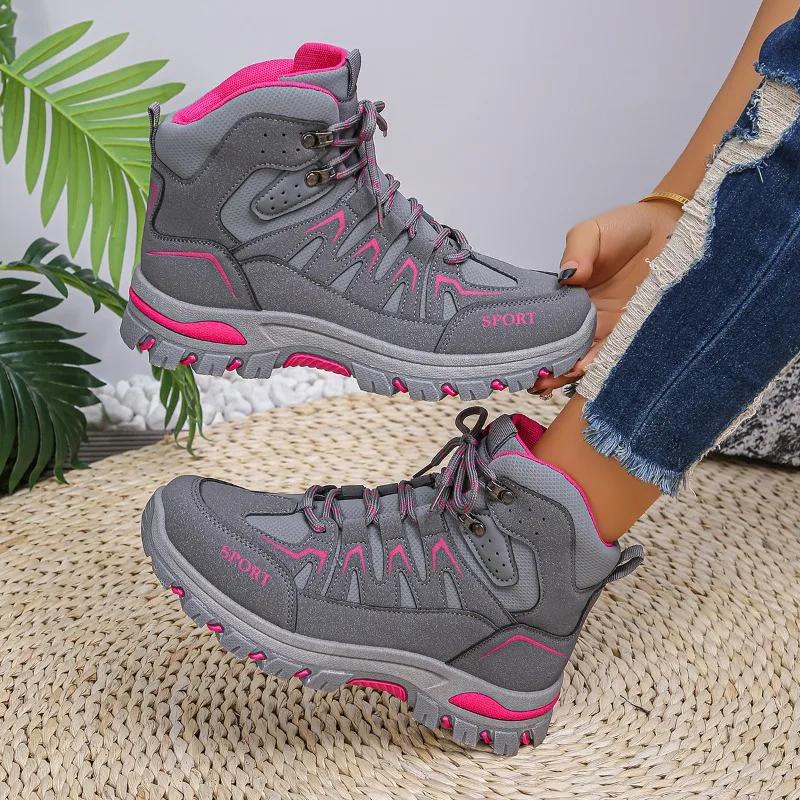 Fashion Women's Designer Sneakers 2024 Autumn Comfortable and Breathable Ladies Casual Shoes Non-slip and Wear-resistant Hiking Shoes