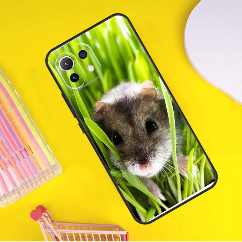 Милый Прелестный Чехол-Хомяк Для Xiaomi 14T Pro 11T 12T 13T 13 14 Ultra POCO X7 Pro X3 X5 F3 F5 F6 M6 X6 Pro Чехол