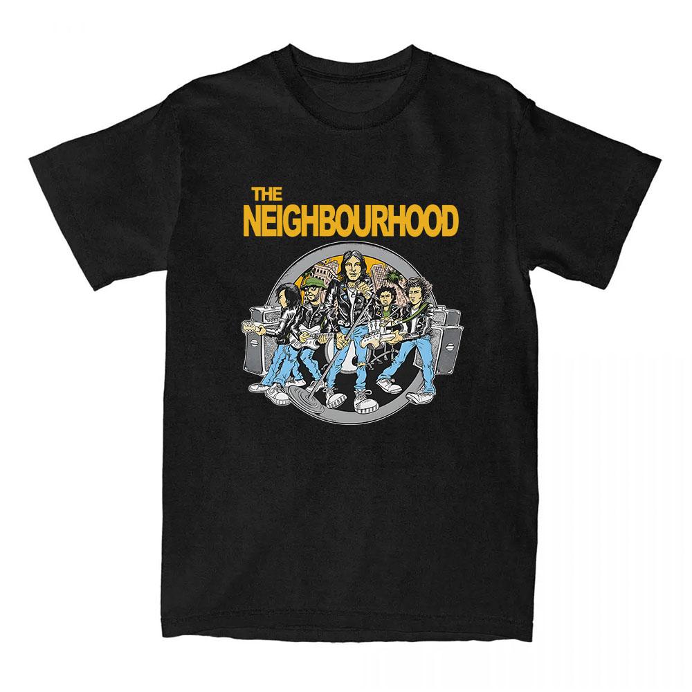Футболка с принтом группы The Neighborhood NBHD, хлопковые высококачественные женские/мужские футболки, повседневная футболка с коротким рукавом