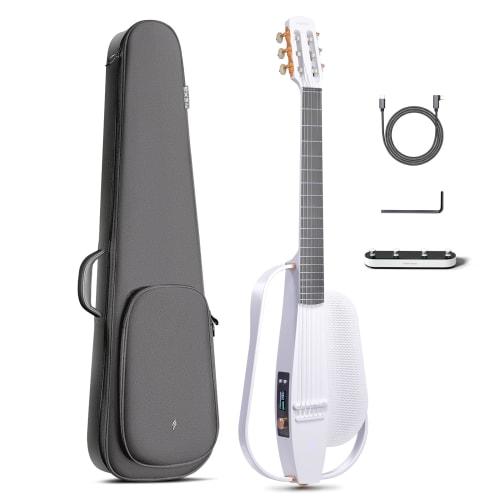 Enya NEXG 2N Classical Guitar, All-in-One Smart Audio Guitar with Nylon Strings, Carbon Fiber Construction, 50W Wireless Speaker, Built-in Loop Functi