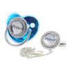 Luxury Blue Baby Pacifier Clips Cover Set Bling BPA Free Silicone Newborn Teether Baby Dummy Soother Nipple Baby Shower Gift